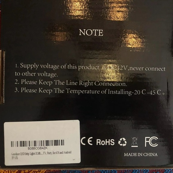 Goodoor LED Strip Lights 32.8ft LED Light Strip 5050 RGB Music Sync String Light - Picture 2 of 4